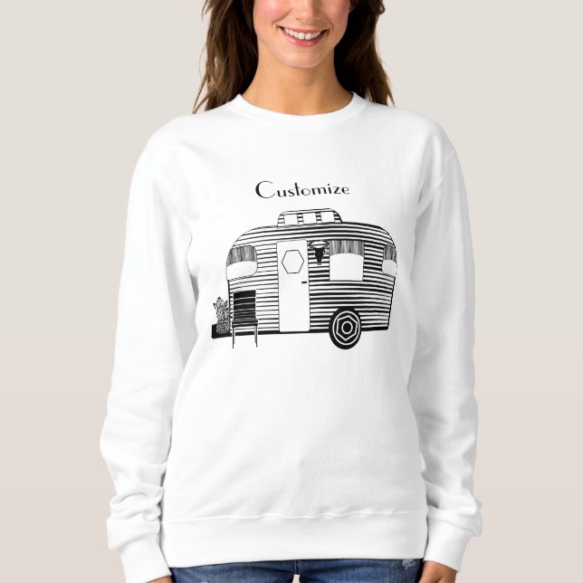 Sweatshirt Caravane Camper Traveller Thunder_Cove (Devant)