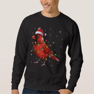 Sweatshirt Cardinal Bird Lighting Père Noël Cardinal Nord Car