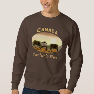 Sweatshirt Caribou Duel - Canada