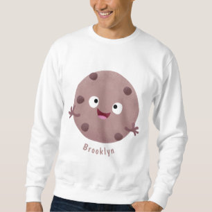 Sweatshirt Caricature de biscuit à puce en chocolat