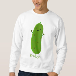 Sweatshirt Caricature de cornichon joyeux