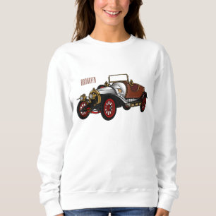 Sweatshirt Caricature de voiture classique 1920