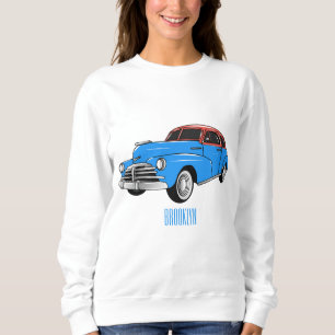 Sweatshirt Caricature de voiture classique 1948