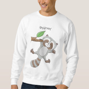 Sweatshirt Caricature pour bébé au raton laveur joyeux