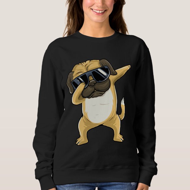 Sweatshirt Carlin Dabbing Chien Essential T-shirt 80 (Devant)