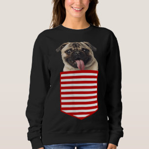 Sweatshirt Carlin en Pocket Funny Dog Lover Classic T-Shirt 3