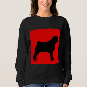 Sweatshirt Carlin Rouge Arrière - plan classique T-shirt 699
