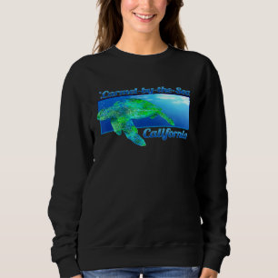 Sweatshirt Carmel By the Sea California Natation Tortue de me