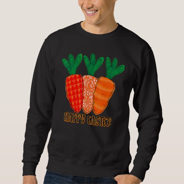 Sweatshirt Carottes Pour La Carotte Du Lapin De Pâques Printe (Devant)