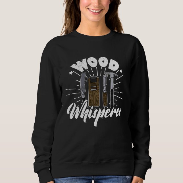 Sweatshirt Carpenter joinery carpenter woodworker chainsaw pr (Devant)