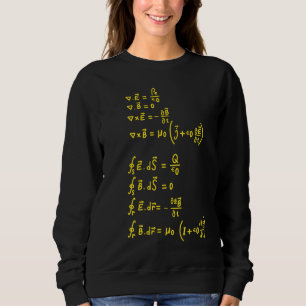 Sweatshirt Carré de formule physique Invitation Sticker