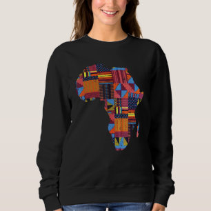 Sweatshirt Carte Africaine cool Pour Hommes Femmes Traditionn