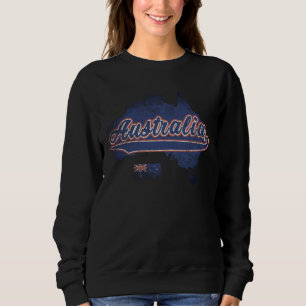 Sweatshirt Carte Australie