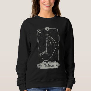Sweatshirt Carte de tarot Lecture occulte du geste de la main