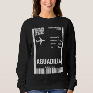 Sweatshirt Carte d'embarquement billet de compagnie aérienne 