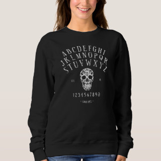 Sweatshirt Carte Spirit en détresse avec crâne de sucre