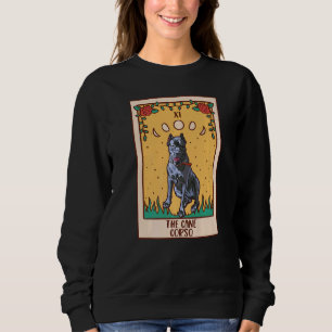 Sweatshirt Carte Tarot Occult Magie Occultisme Chien Canne Co