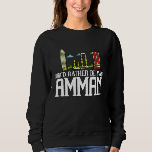 Sweatshirt Carter de voyage de la skyline de la ville d'Amman