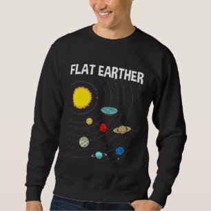 Sweatshirt Cartographe de la Terre plate conspiration  1