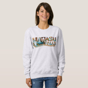Sweatshirt Cascade de Havasu Eau Turquoise Canyon Caché