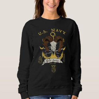 Sweatshirt Casier de la chèvre de l'U S Navy depuis 1893
