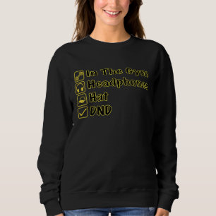 Sweatshirt Casque Ne Pas Déranger Sur Couverture De Pompe De