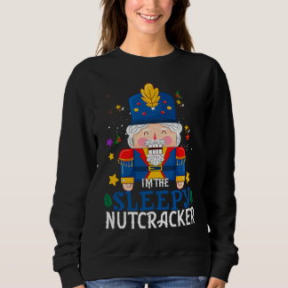Sweatshirt Casse-Noisette Endormi Ensemble de Noël en famille