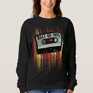 Sweatshirt Cassette De Musique Best Of 1975 Anniversaire Vint