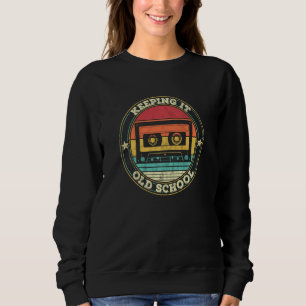Sweatshirt Cassette Tape Musique Rétro 80s 90s Gareping It Ol