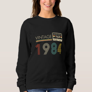 Sweatshirt Cassette vintage 1984