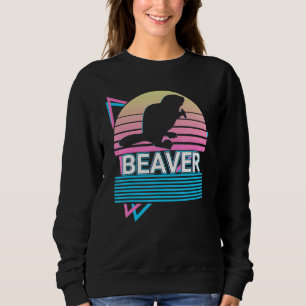 Sweatshirt Castor Rétro