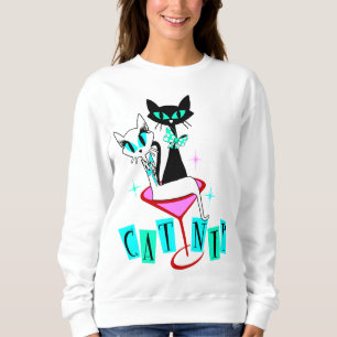 Sweatshirt Cat atomique moderne du milieu du siècle