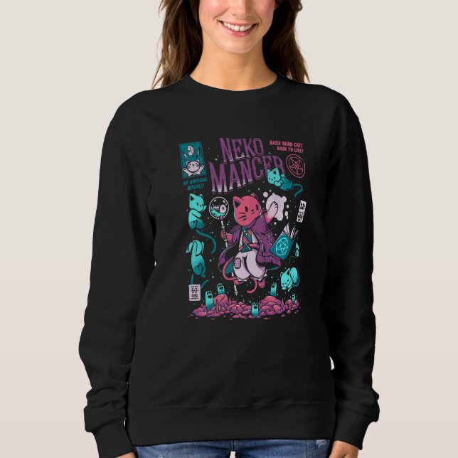Sweatshirt Cat Classic Cat Vedeo Games (Devant)