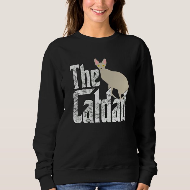 Sweatshirt Cat Dad The Catfather Crazy Cat Father Kitty Daddy (Devant)