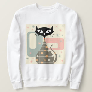 Sweatshirt Cat du milieu du siècle moderne