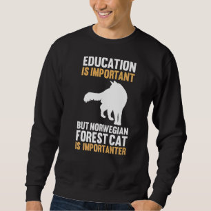 Sweatshirt Cat Norwegian Forest