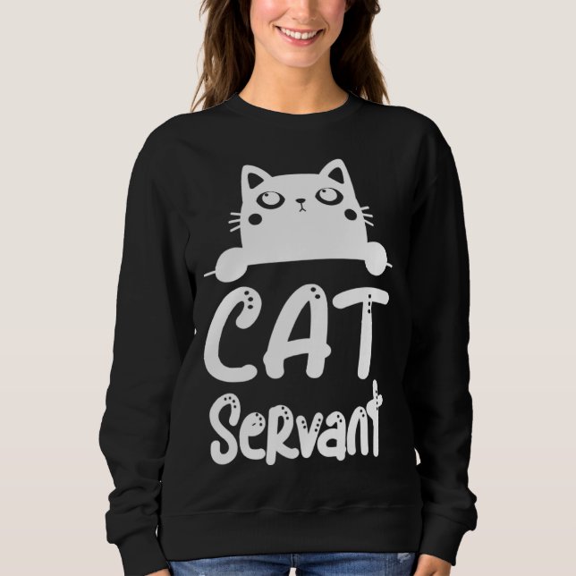 Sweatshirt Cat operation  cat owner motif (Devant)