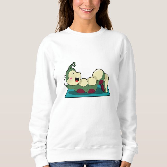Sweatshirt Caterpillar at Fitness Workout (Devant)
