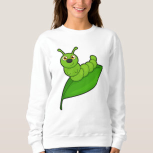 Sweatshirt Caterpillar avec feuille