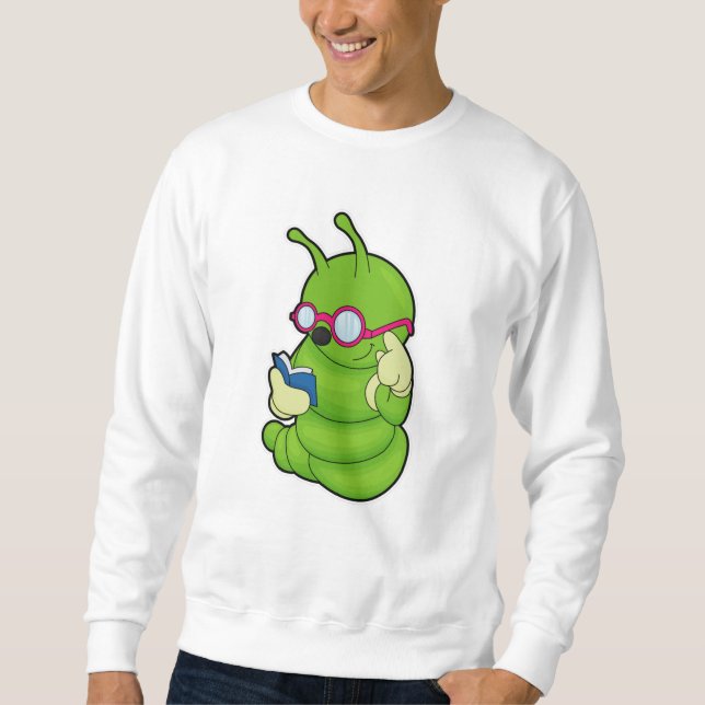 Sweatshirt Caterpillar avec lunettes de soleil & Réserver (Devant)