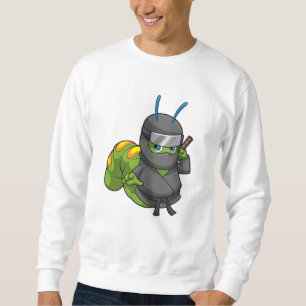 Sweatshirt Caterpillar comme Ninja avec épée