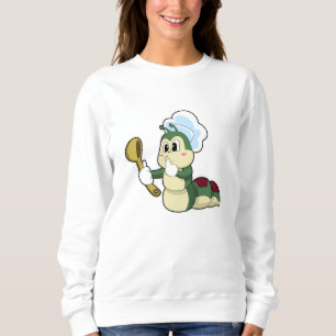 Sweatshirt Caterpillar en chef avec cuillère en bois