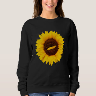 Sweatshirt Caterpillar Pour Femmes Hommes Papillon Tournesol