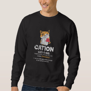 Sweatshirt Cation Cat Ion Science Chimie Définition Disque