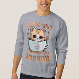 Sweatshirt Catpuccino pour un café le matin parfait