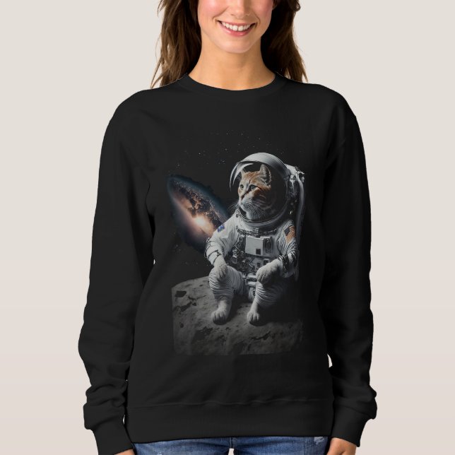 Sweatshirt Catronaut Cat Astronaut space cat 1 (Devant)