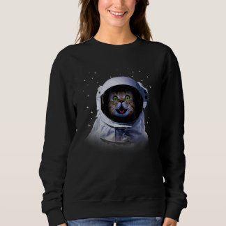 Sweatshirt Catronaut Chat Astronaute Profond Dans L'espace Co