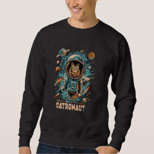 Sweatshirt Catronaute Graphic - Maine Coon Cat en Astron spat