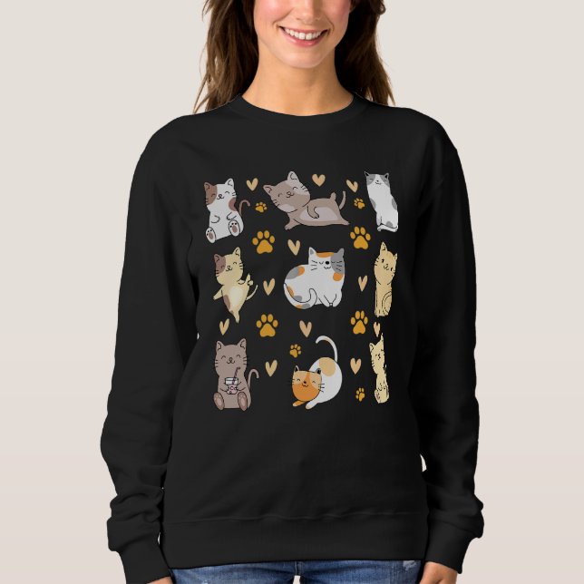 Sweatshirt Cats Cute Cat  Cat Owner Many Cats I Cute Cats (Devant)