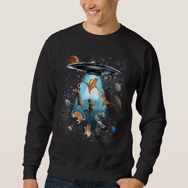Sweatshirt Cats Ufo Cats (Devant)